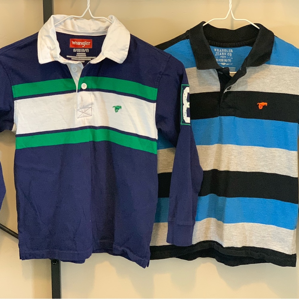 Boys Wrangler Polos size 6/7